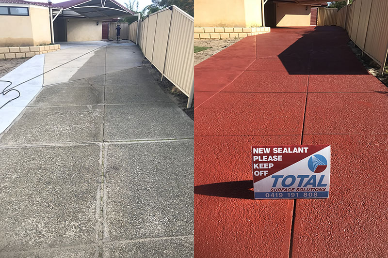 concrete floor coloured sealers perth